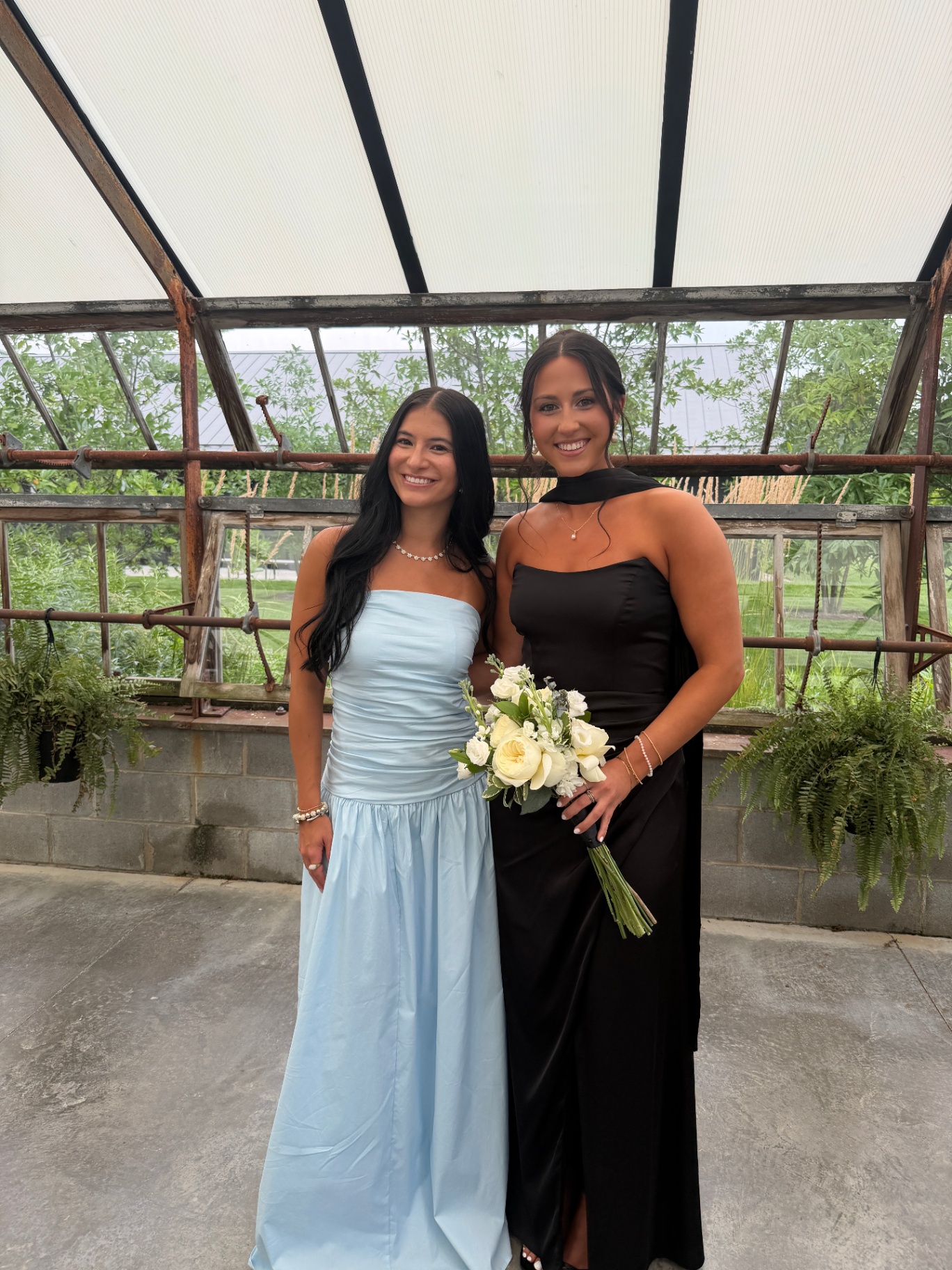 Bridal party clients showing off sun-kissed, camera-ready skin